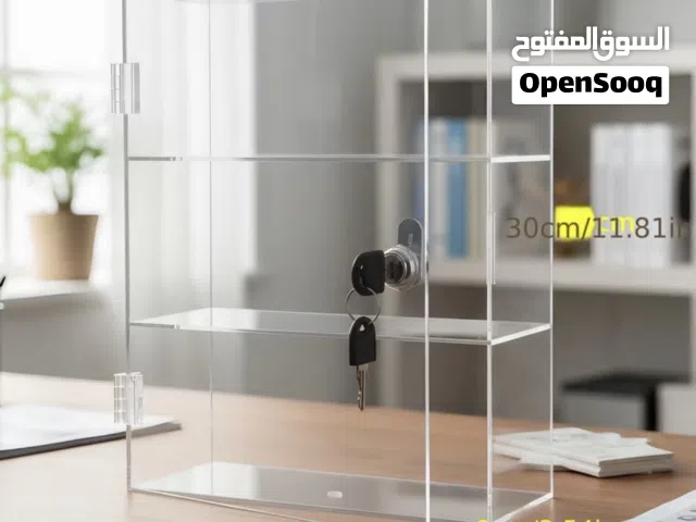 Transparent Acrylic Lock Box with Key