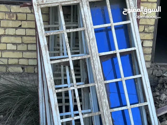 5 شبابيك قياس 1*2 نضيفات كلش حديد 2ملم