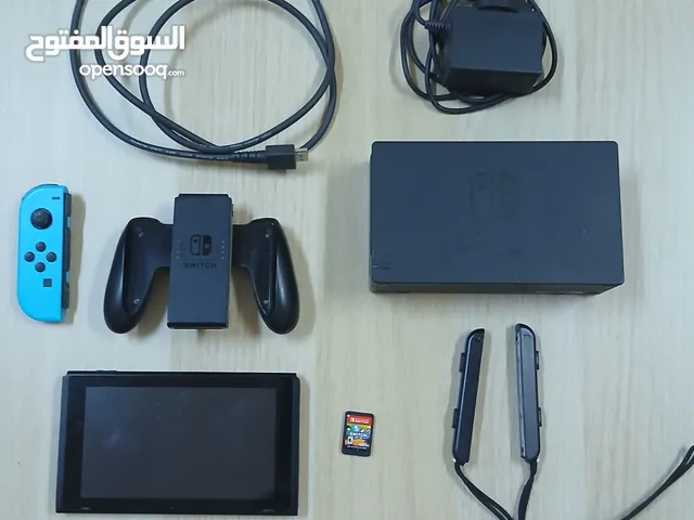 نينتندو سويتش الاصدار المحسن مع كامل ملحقاته الأصلية مع لعبة 1-2-Switch 400 ريال