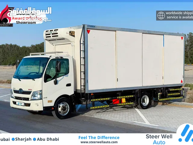 2019 Hino 300 916 Series 4.0L RWD Chiller Slider - Diesel - GCC - Ready to Drive - Book Now!