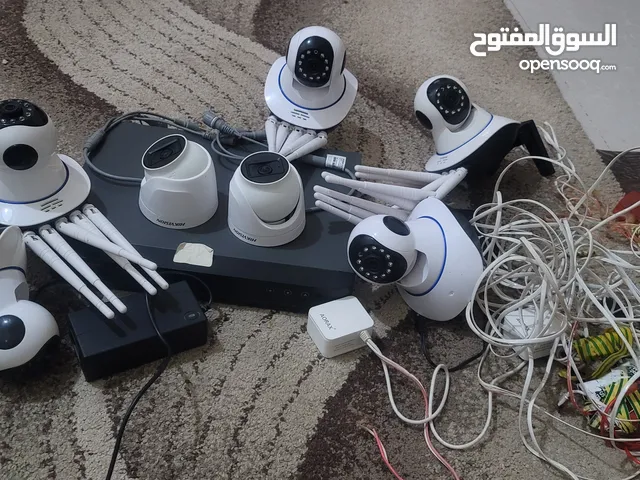 سبع كاميرات مراقبة مع رسيفر كاميرا