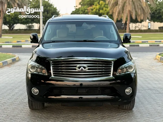انفنتى QX56 موديل 2011 خليجى رادار مثبت تحكم رنجات حساسات بحالة ممتازة