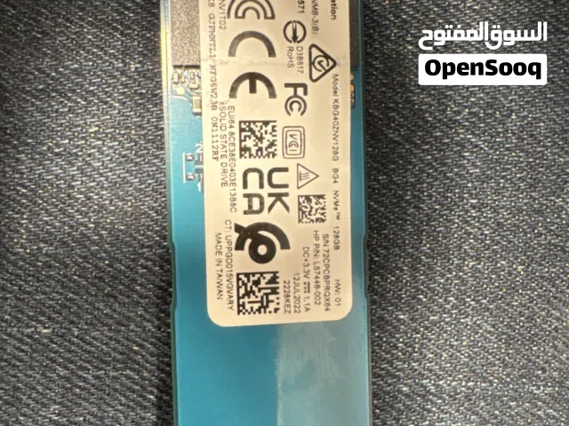 سلام عليكم nvme 128Gb استعمال يووم واحد فقط