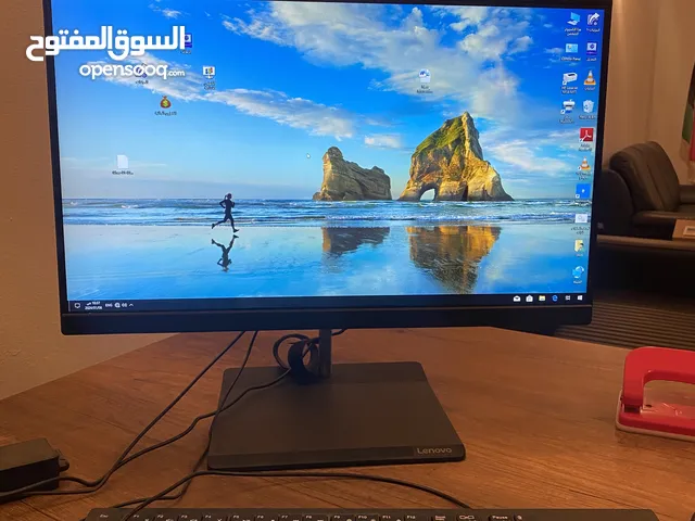 كمبويتر مكتبي من شركه Lenovo  Windows 10 pro  جديد