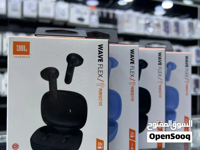 سماعة ايربودز JBL Wave Flex True Wireless Earbuds سماعات JBL Wave Flex تتميز بصوت Deep Bass القوي