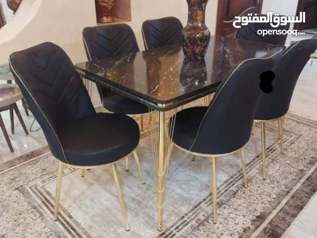 طاولات سفرة طاولة سفرة 6 كراسي خشب زان ((مكفول )) صناعة تركية جميع الالوان طاولة طعام سفرة