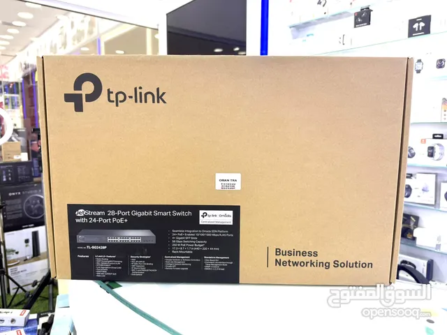 TP-Link Omada SG2428P 28-Port Gigabit Smart Switch with 24-Port PoE+, 4 SFP