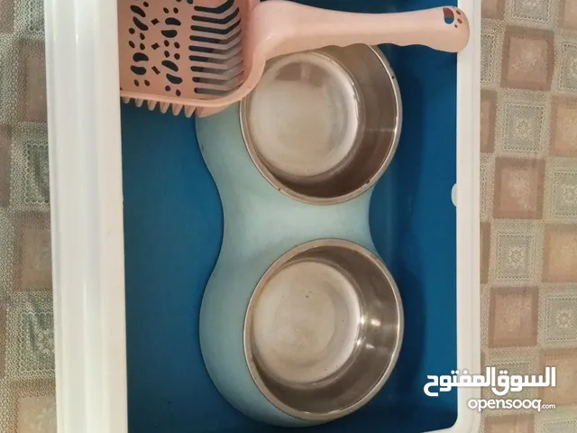لتر بوكس وصحن حجم كبير ستانلس صحي ومجرود للبيع اربد دوار العيادات