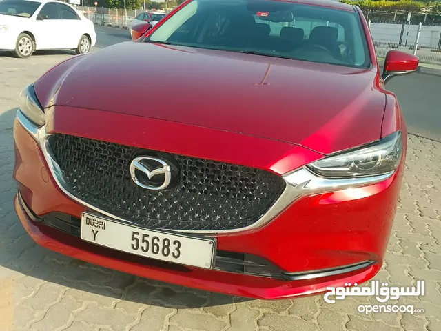 Mazda 6 model 2023 Red economy car with screen