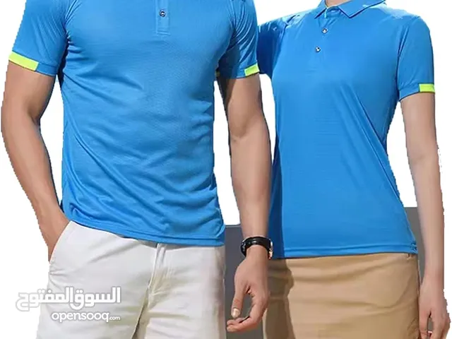 تيشيرت ياخه بولو قصيرة الاكمام رياضي سريع الجفاف