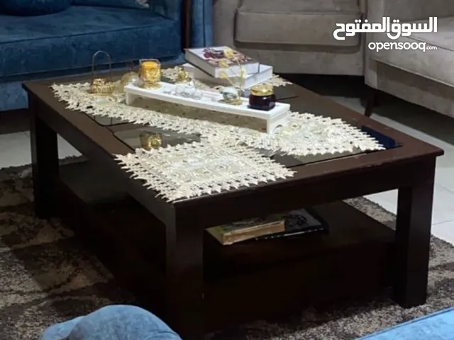 طاوله وسط خشب تقيل