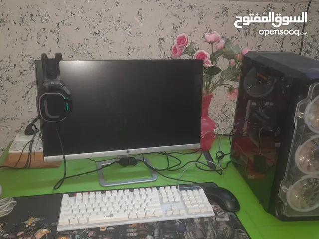 شاشه 24 + ماوس اتش بي + كيبورد + سماعات