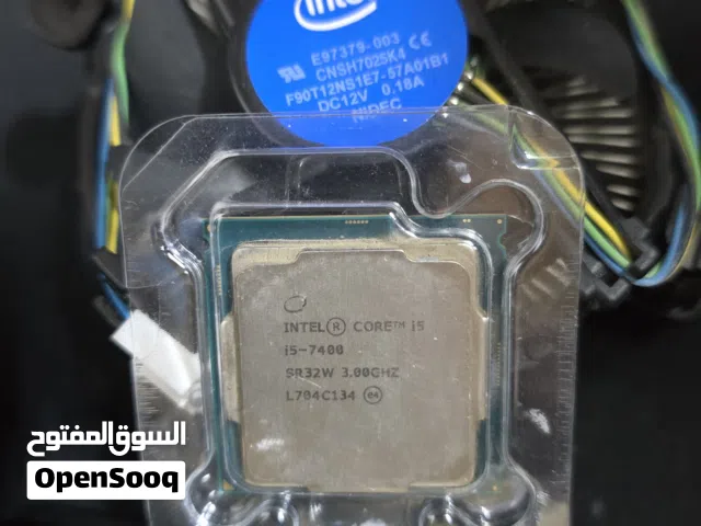 جيل سابع I5 7400 مع مبرد انتل مع معجون اركتيك mx4