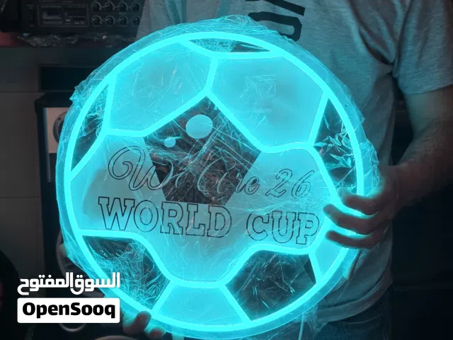 إضاءة شعارة برشلونة ومدريد وشكال كوفي وا  ا