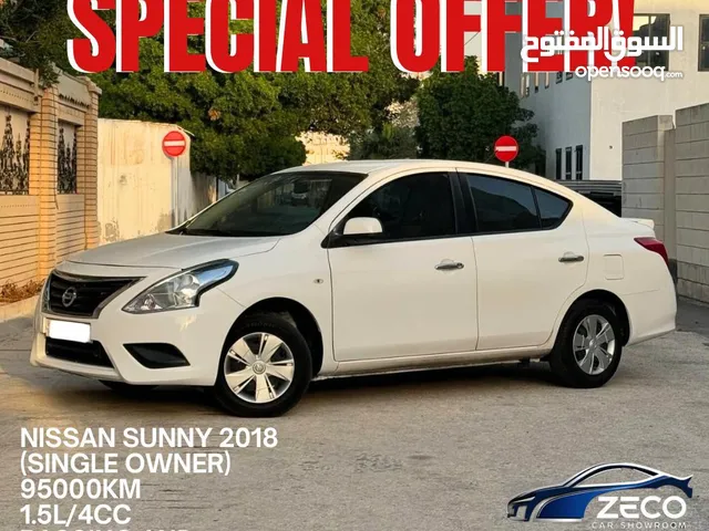 NISSAN SUNNY 2018 - SINGLE OWNER! (URGENT SALE) AGENT MAINTAINED!