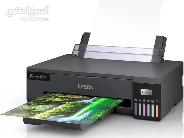 طابعه EPSON L8050 سبلميشن حراري تطبع على الملابس التشيرتات والاكواب و المواعين وعلى كاسكيتات