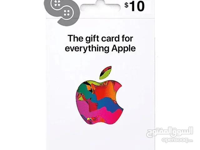 Apple gift card 10$ us app store only