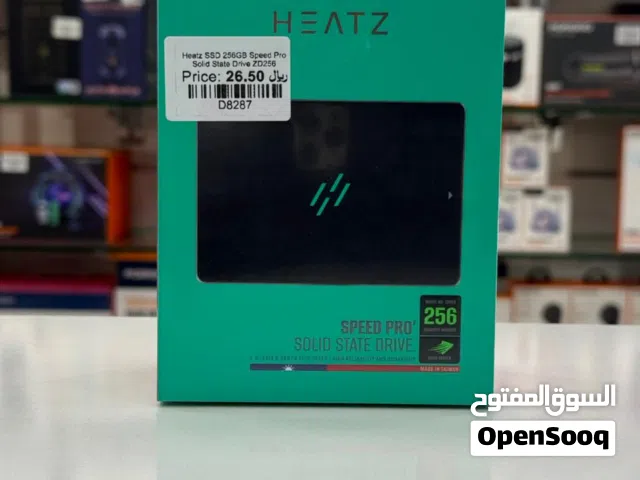Brand New Heatz SSD 256GB in Oman  2.5 inch  3 Years Warranty