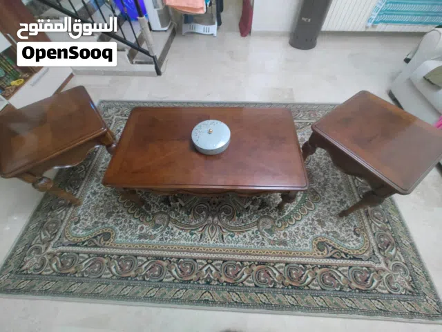 طقم طاولات وسط خشب زان قشرة بلوط