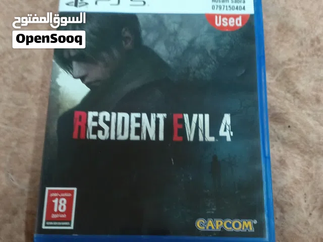 سيدي ريزنت ايفيل 4 نسخة الفايف  resident evill 4 ps5