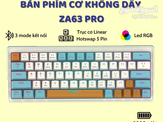 كيبورد ميكانيكي احترافي ZA63 PRO