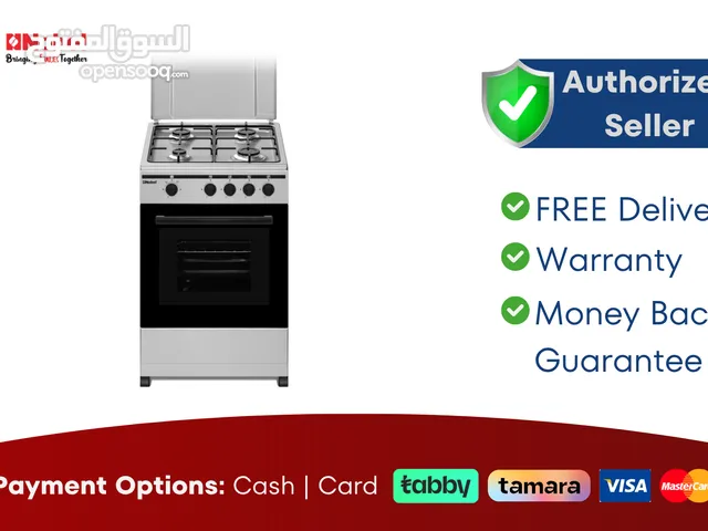 Nobel 50x50 Cm 4 Burner Gas Cooker