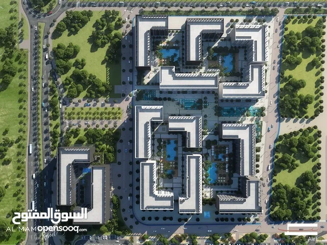 للبيع شقة غرفة وصالة بإمارة الشارقة بمجمع سكنى متكامل الخدمات خطة دفع مرنة لوكيشن مميز