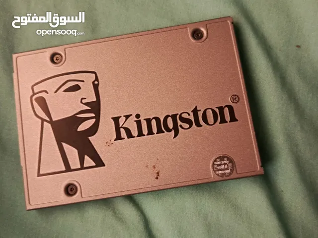 ssd 240g kingston شبه جديد مش مستعمل غير يومين+ هارديسك و كم قطعه