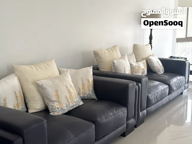 Leather Black Couches