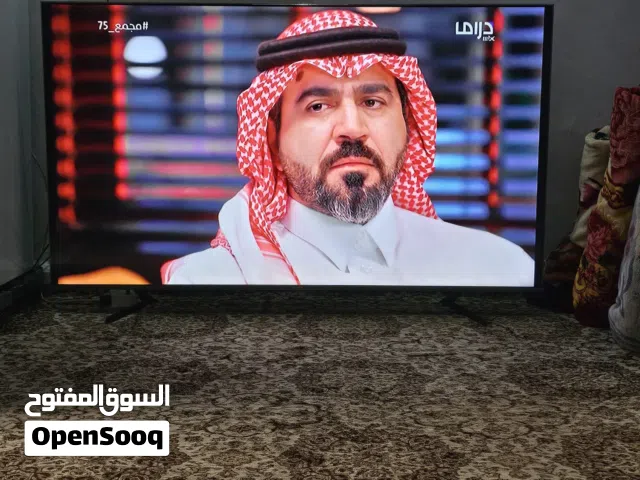 للبيع تلفزيون ذكي هنسيس  75 بوصه 4k وضوح شاشه قوي