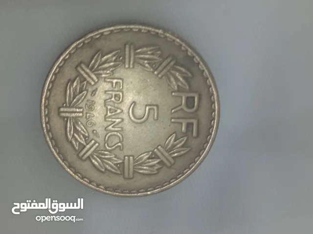 عملة م5فراك فرنسي عدنية