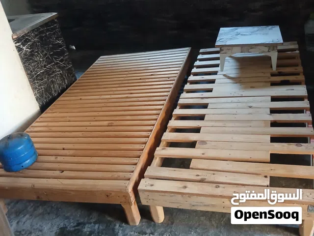 قطعتين سرير لوح فردي