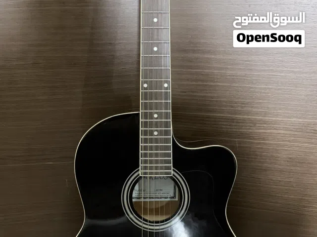 Carlos C901BK Acoustic Guitar - Black  Comes with Capo and 3 Picks