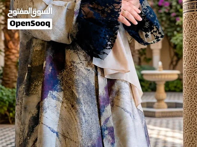 عباية الرخام البيج