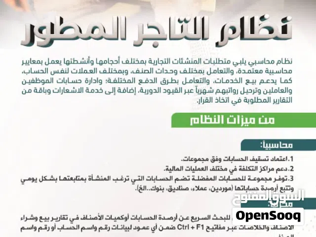 انظمة محاسبية