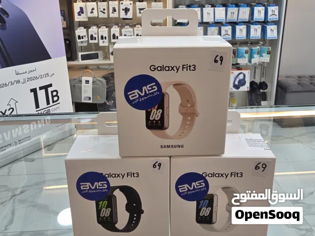 samsung watch fitسامسونج فيت3 3 ابيض زهري اسود