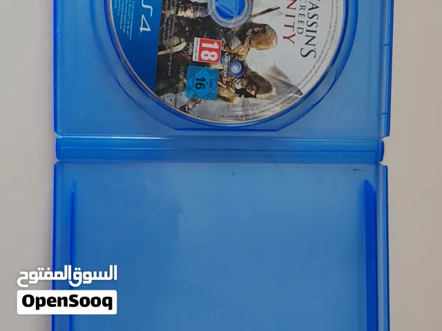 شريط لعبة اساسنز كريد يونيتي بلاستيشن فور PS4 للتواصل واتساب فقط .