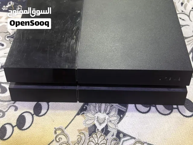 بليستيشن 4 فات مهكر مع يدات عدد 2 مع 3 العاب سعر 250