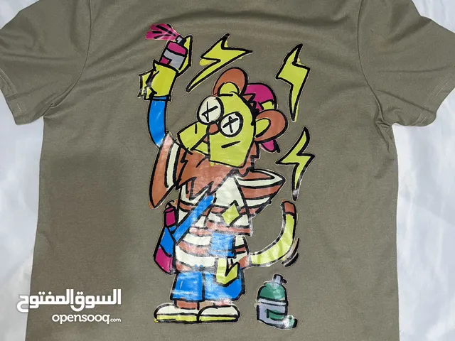 Shein Graphic Loose T-Shirt تيشيرت Shein واسع بطبعة جرافيك