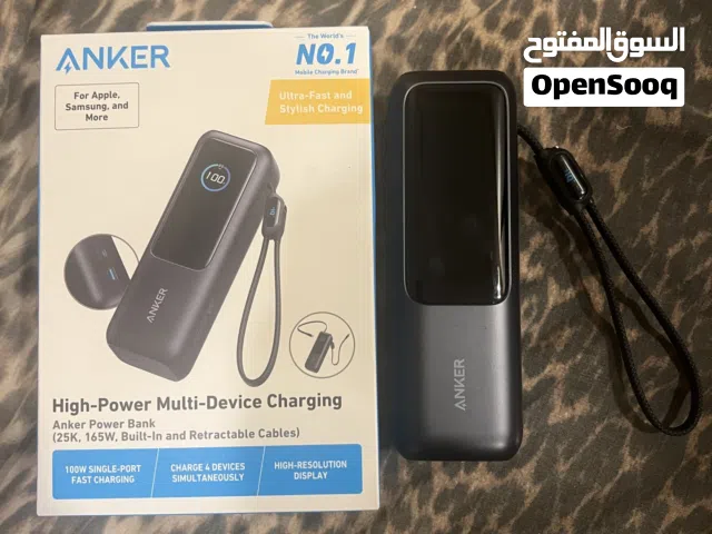 ANKER Prime 25000mAh (90Wh) لبيع باور بانك 25000mAh / 90Wh :السعة