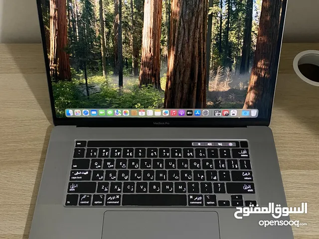 ‏MacBook Pro 16inch 2019 i7 1TB 16Ram Amd5300M 4GB Graphic Card