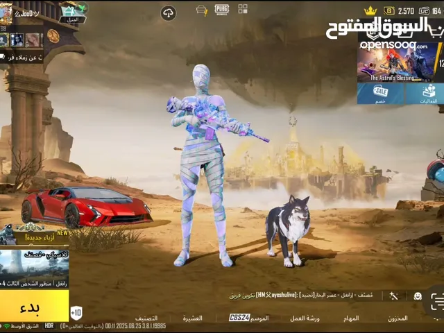 حساب ببجي العالمية