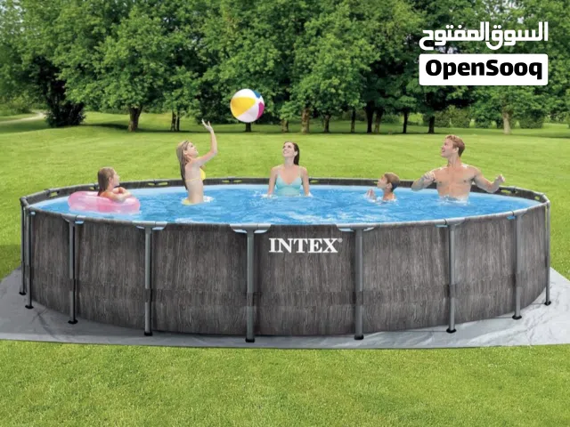 بركة سباحة انتكس الدائري مقاس 5.5 متر ارتفاع 1.22 متر