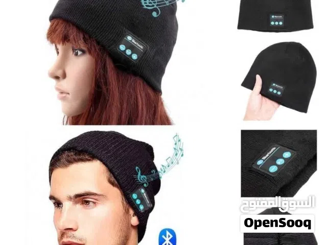 سماعات بلوتوت Headset Hat القبعة الشتوية