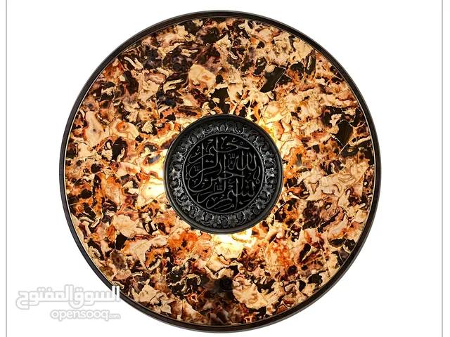 3D Inlay Illuminated Mosaic Panel – Handmade from Natural Agate Stone