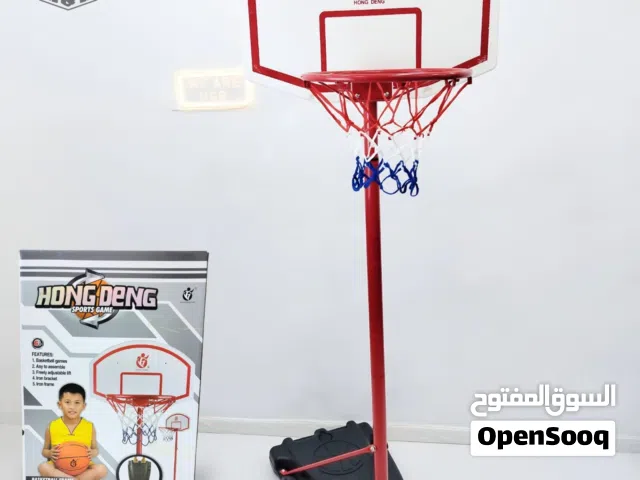ستاند سلة منزلي متحرك مع كرة ومنفاخ