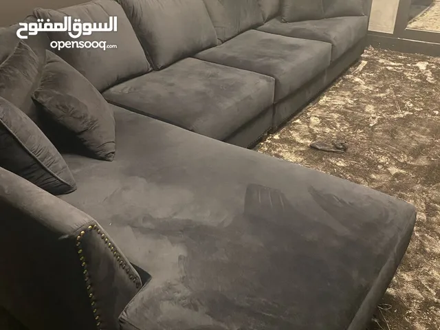L Shape Velvet Sofa