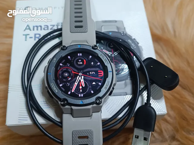 ساعة اميزفت تي ريكس يرو amazfit T-rex pro نظيفة جداً شبه جديدة بكامل ملحقاتها
