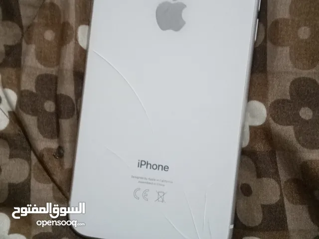 ايفون اكس ار مكسورة شاشة شغالة  عليه رمز وايكلاود