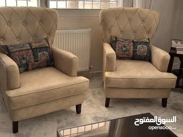 طقم كنب 7 مقاعد. ثلاثية+ ثنائية + مقعدين
